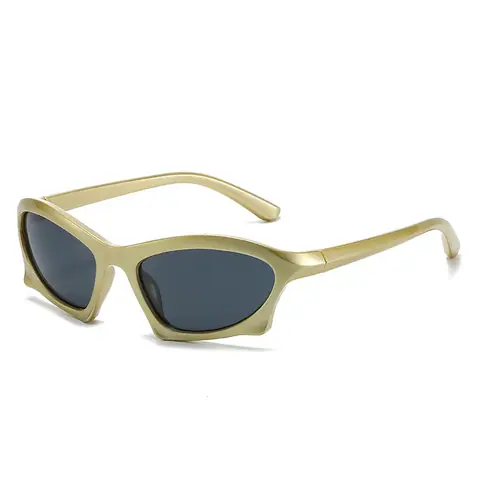2022 Summer New Modern Retro Geometric Sunglasses Trendy Street Shooting Ins Style Poster Sunglasses for Women on BoonBuy