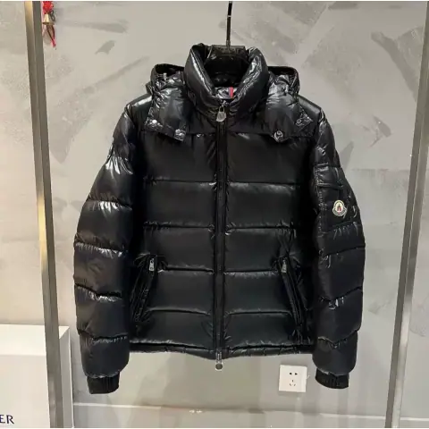 2024 European Winter Thickened Down Jacket Men's Short Glossy Hooded Extreme Cold Northeast Ultra-Thick Warm White Duck Down on BoonBuy