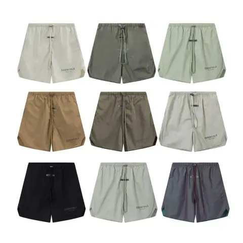 2024 Spring and Summer New Fog Multi Line Letter Printed Casual Beach Shorts One Piece Shipping 5 on BoonBuy