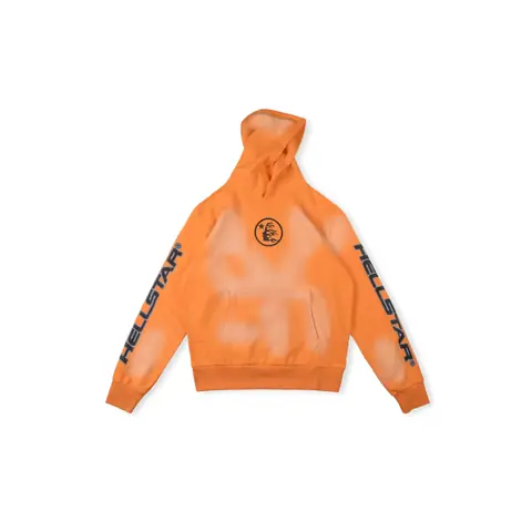 23FW European and American High Street Hooded Hoodies Pants Washed Sweater Stitching Sports Casual Flared Pants Sets on BoonBuy