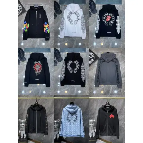 24SS Croop Horseshoe Pattern Sanskrit Classic Hoodie Men's and Women's 11 on BoonBuy