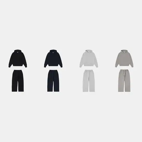 630GSM Union Kingdom Boxy Clean Fit Blank Tracksuits on BoonBuy