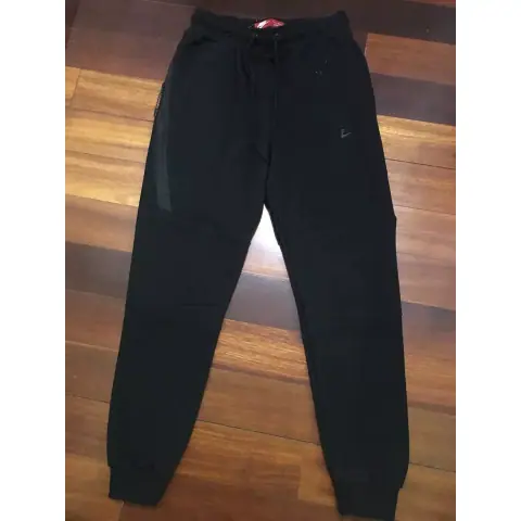 805 Spot Spring and Autumn Men's New Wear-Resistant Glued Zipper Air Layer Cotton Sports Pants Leggings Casual Trousers 163 on BoonBuy