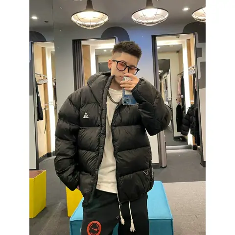Acg Lunar Lake Hooded Cotton Jacket for Boys and Girls Couples P Cotton Puffer Jacket Warm Jacket Winter on BoonBuy