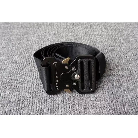 Alyx Men and Women Couple Belt 1017 9SM Youth High Street All-Match Tactical Function Metal Buckle Canvas Belt Tide on BoonBuy