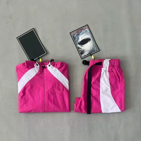 Angel King Sailboat Cor Patchwork Jacket Unisex Casual All-Match Windbreaker Jacket Jacket Shorts on BoonBuy