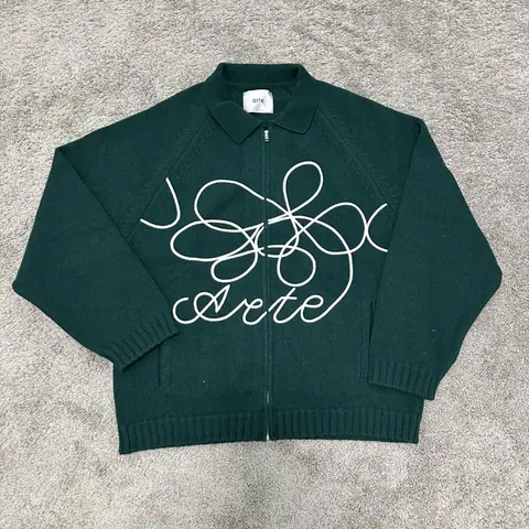 Arte Cardigan Flower Round Knit on BoonBuy