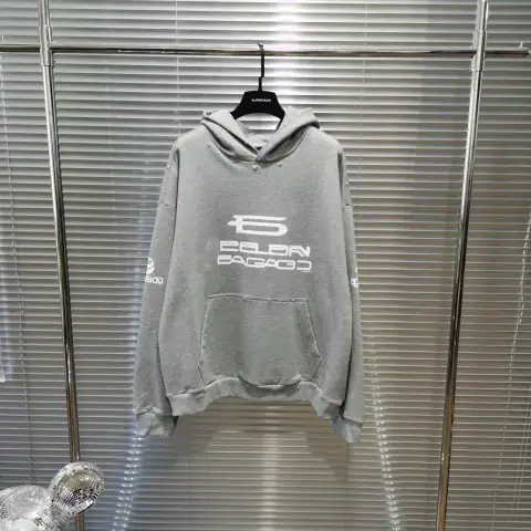 Balenciaga Glitch Logo Hoodie on BoonBuy