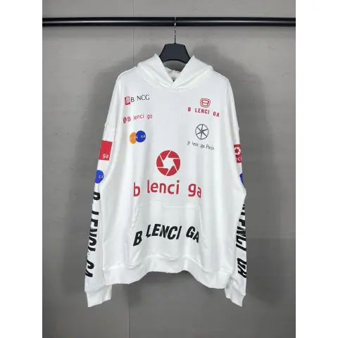Balenciaga Logo Hoodie on BoonBuy
