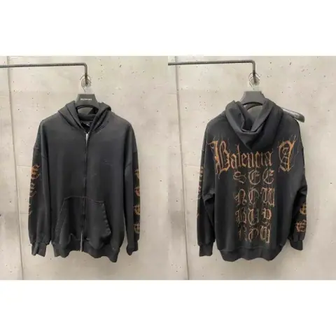 Balenciaga Metal Hoodie on BoonBuy