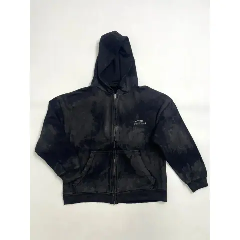 Balenciaga Muddy Zip Up Hoodie on BoonBuy