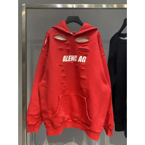 Balenciaga Ripped Hoodie on BoonBuy