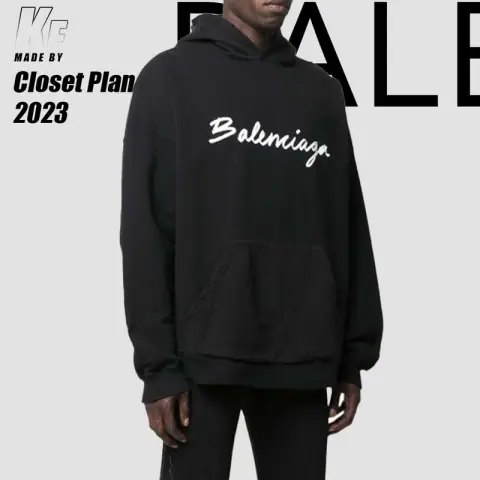 Balenciaga Signature Hoodie on BoonBuy
