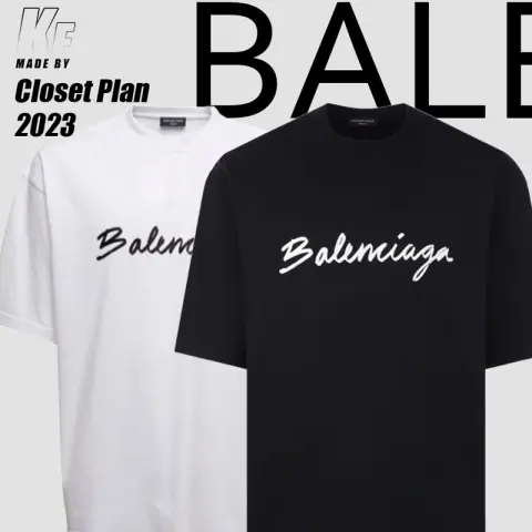 Balenciaga Signature Print Tee on BoonBuy