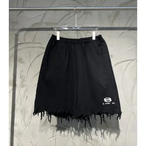 Balenciaga Unity Ripped Shorts 2 Colorways on BoonBuy