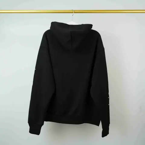 Basic Family Style Foam Printing Letters New Men's Round Neck Spider Web Sweatshirt on BoonBuy