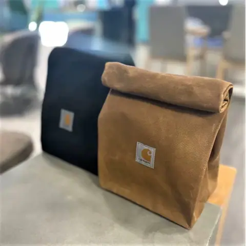 Carhartt Wip Trendy Brand Carhartt Bag Canvas Lunch Bag Lunch Box Bag Take-Out Personality Trend Handbag on BoonBuy