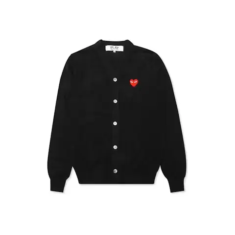CDG Heart Knit Cardigan on BoonBuy