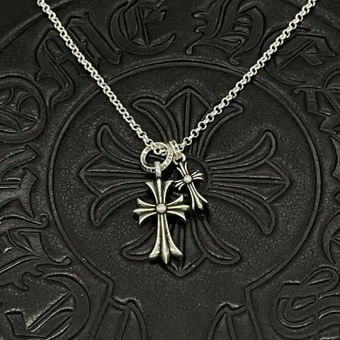 Chrome Hearts Double Cross Ring Pendant 3 Colorways on BoonBuy