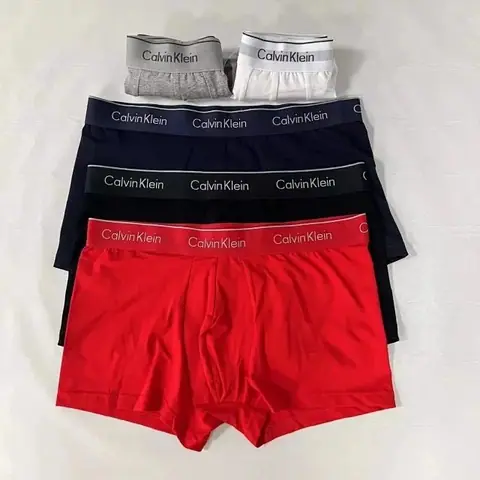 CK New Men's Underwear Trendy Brand Men's Boxer Briefs Youth Luxury Underwear Full Cotton Comfortable Boxer Briefs Men's Underwear on BoonBuy