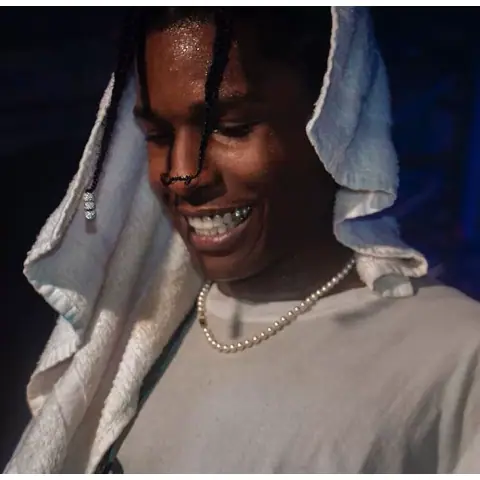 European and American Popular Asap Rocky Same Retro Artificial Pearl Necklace Men's and Women's Hip Hop Clavicle Chain Couple Choker on BoonBuy