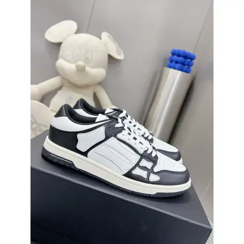 Fashion Men's Shoes Black and White Bone Shoes Couple Genuine Leather Breathable Summer Flat Shoes Yang Mi Wang Yibo Sports Casual Shoes on BoonBuy