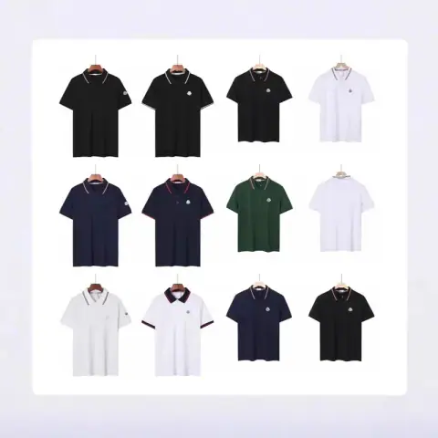 Foreign Trade Summer New Mengkou Miao Men's Polo Shirt Short Sleeved Pique Cotton Lapel Mengjia T Shirt Men's Casual 94 on BoonBuy