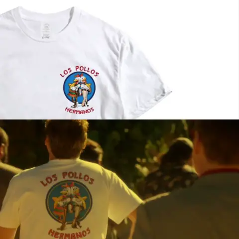 Fried Chicken Shop T-shirt Deadly Poison Pollos Hermanos Cotton Short Sleeve Gildan Heavy Cotton American Fashion on BoonBuy