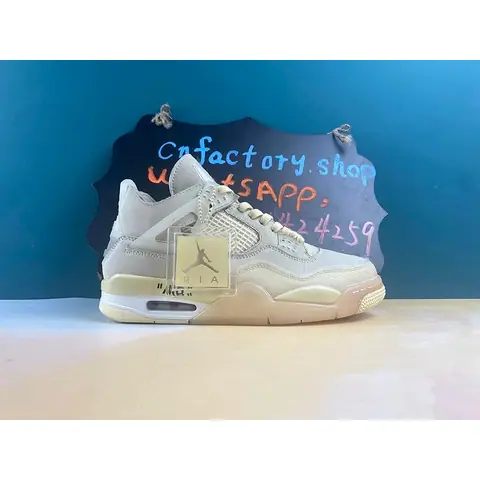 H52CN Jordan 4 Retro OW Sail W CV9388 100 on BoonBuy