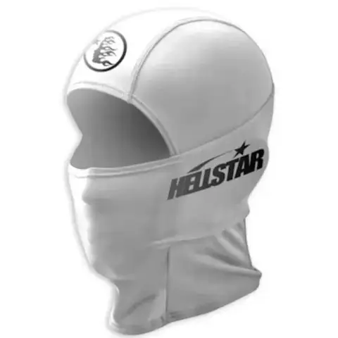 Hellstar Logo Balaclava White/Black on BoonBuy