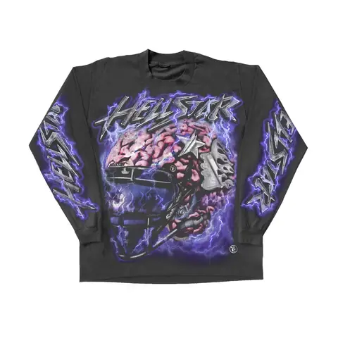 Hellstar Powered By The Star L/S Tee Black on BoonBuy