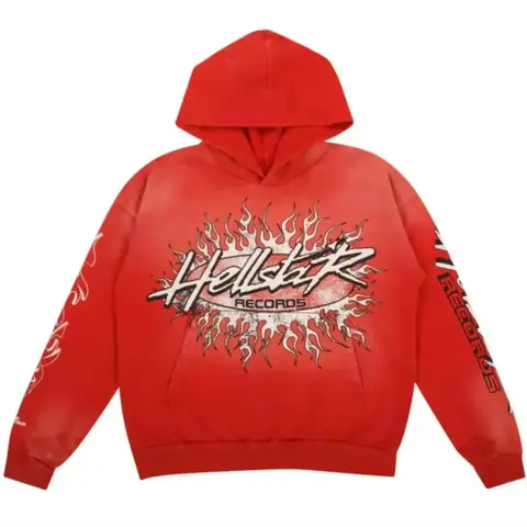 Hellstar Records Hoodie Sweatshirt Vintage on BoonBuy
