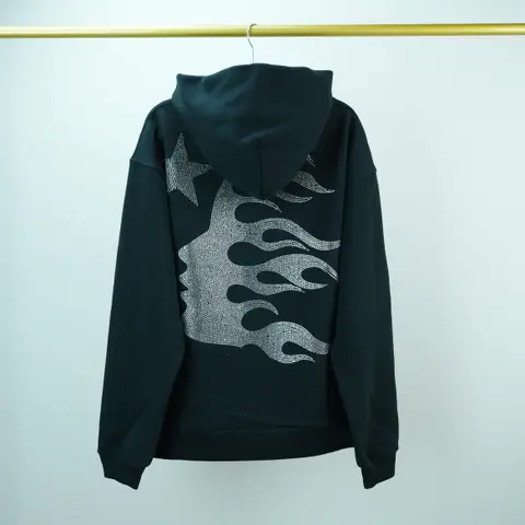 Hellstar Rhinestone Starfire Hoodie on BoonBuy