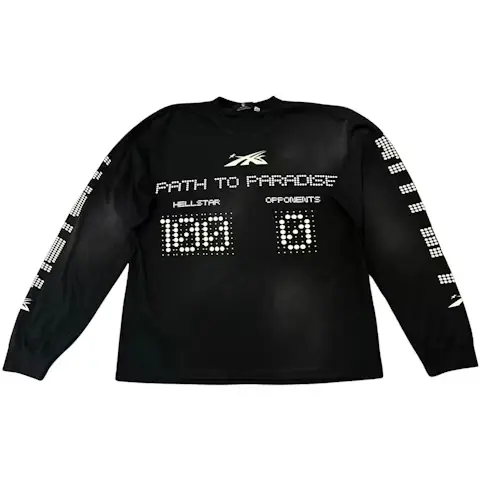 Hellstar Scoreboard L/S T-shirt Black on BoonBuy