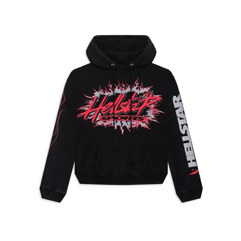 Hellstar Sports Future Flame Hoodie Black on BoonBuy