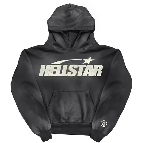 Hellstar Uniform Hoodie Black on BoonBuy