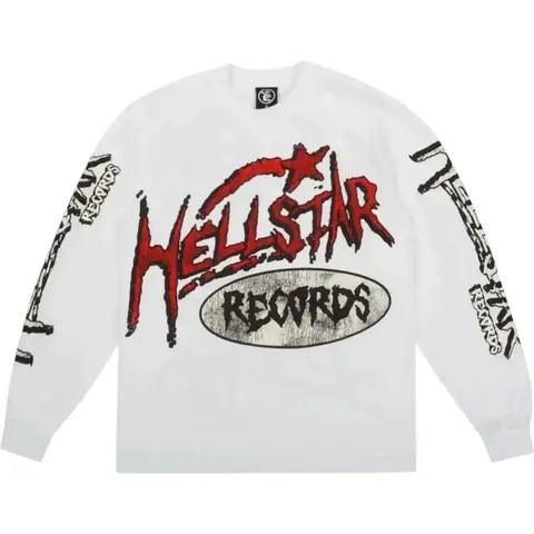 Hellstar White Studios Records Long Sleeve on BoonBuy