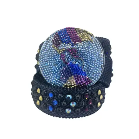 Hip-hop Style, Rhinestones, Punk Style Belt. on BoonBuy