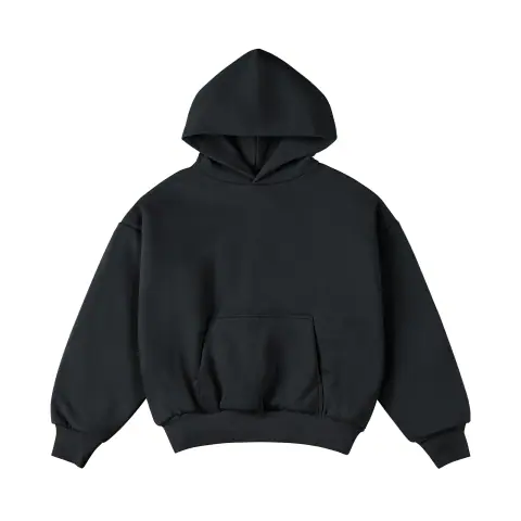 Idlt 400GX2 Heavy Double-Layer Profile Short Hoodie Thickened Drop-Shoulder Sweater Trendy Big Talker Street Men and Women Ins on BoonBuy