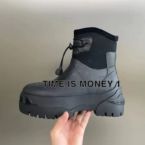 Independent of Alyx Outdoor Vibe Wind Vulcanized Heightened Snow Boots Dark Functional Thick Bottom Waterproof Rain Boots on BoonBuy