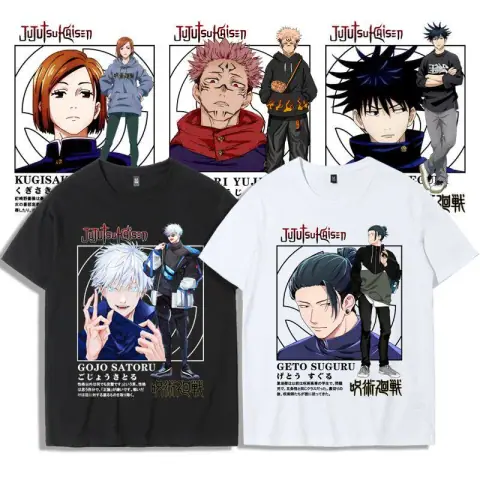 Jujustu Kaisen Tees 40 Colorways on BoonBuy