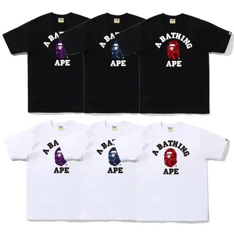 Luminous Short Sleeve Couple Loose T-Shirt on BoonBuy