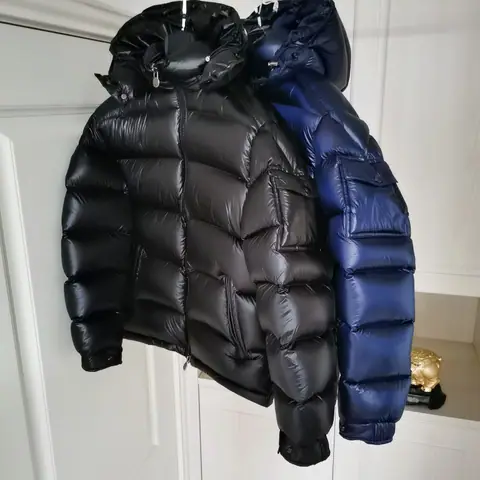 Meng M Simple Men's Casual Down Jacket Couple's Black Down Jacket Face on BoonBuy