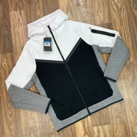 Men's Coat CU4 Spring and Autumn New Air Layer Cotton Knitted Zipper Hoodle Sports Casual Jacket 490 on BoonBuy