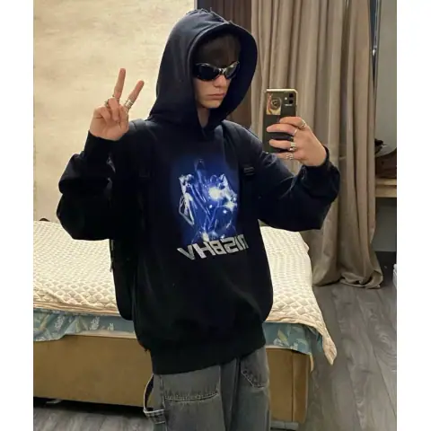 Msbhv 2001 Polizei Print Hoodie 460G on BoonBuy