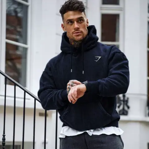 Muscle Iron Fitness Sweater Men's National Trend Sports Hooded Pullover Warm Plus Velvet Basketball Training Breathable Top on BoonBuy