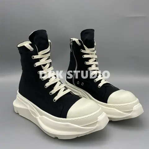 New 20SS Black and White Bottom High-Top and Low-Top Tpu Double-Layer Bottom Shoes, Dark Style on BoonBuy