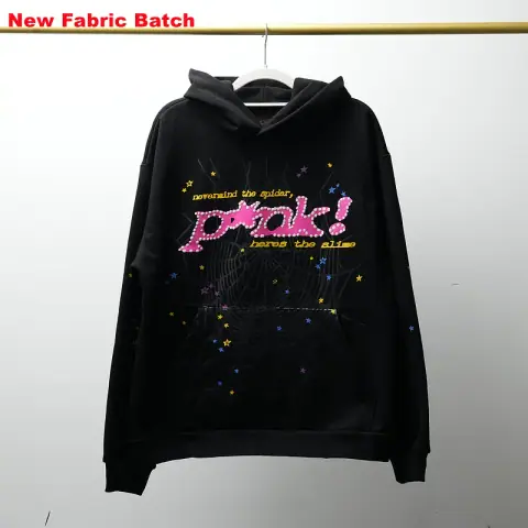 New Fabric Black Punk Hoodie on BoonBuy