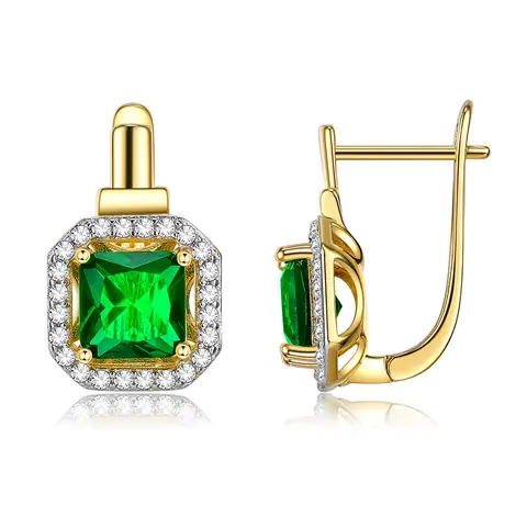 New Square Earrings for Ladies Retro Fashion Simple Three-Dimensional Geometric Earrings European and American Jewelry KZCE315 on BoonBuy