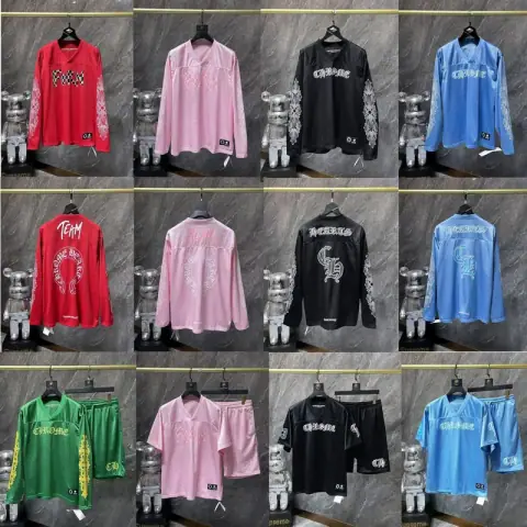 Of Chrome Hearts Crocodile Long Sleeved Flower Arm Hockey Jersey 2 on BoonBuy